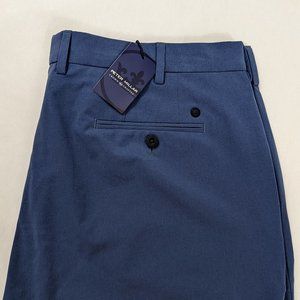 $165 Peter Millar Crown Crafted Performance Golf Pants Blue Size 38x32
